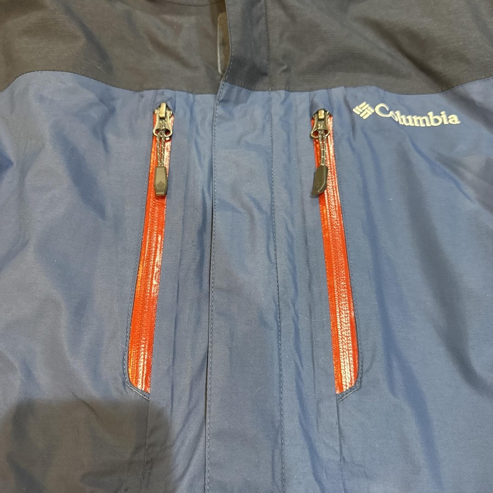 Columbia Jacket Mens Medium Omni-Tech Omni-Heat Interchange Waterproof‎ Hooded - Picture 5 of 11